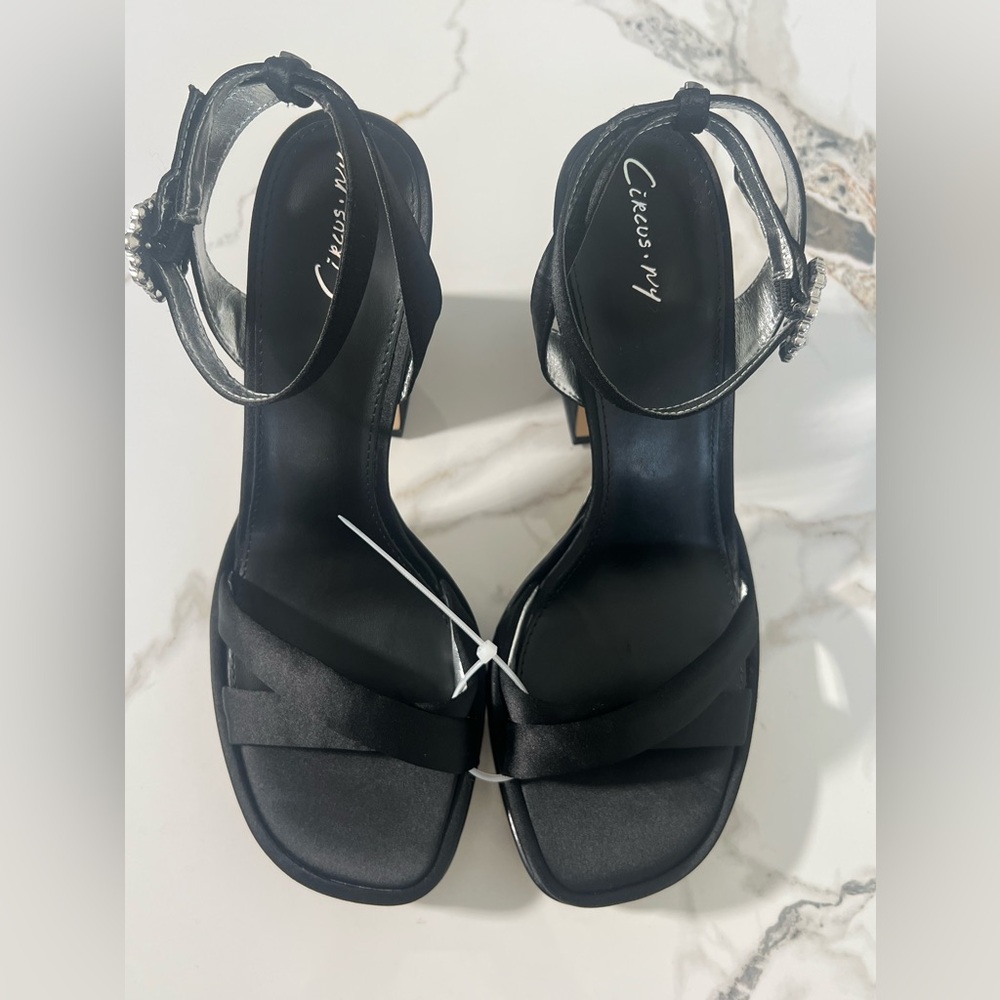Circus NY by Sam Edelman Women's Haidyn Heeled Sandal Black US-11
